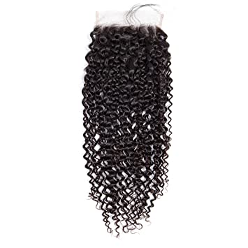 MONGOLIAN KINKY CURLY LACE CLOSURE