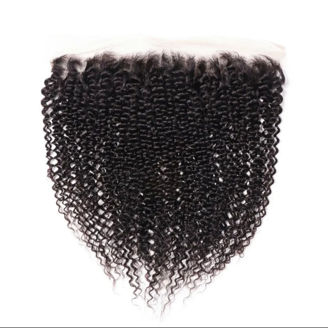 MONGOLIAN KINKY CURLY LACE FRONTAL